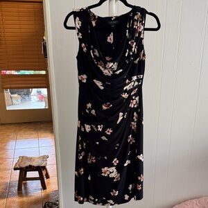 Ralph Lauren Black Floral Women's Dress